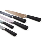 Load image into Gallery viewer, 5Pcs Matellic Color SS Knives &amp; Utensils Collection Steel Head Colorful Knife