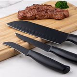 Load image into Gallery viewer, 6pcs Hollow Handle 6pcs Rust-resistant Entire Nonstick Coating Stainless Steel Kitchen Knife Set