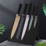 Load image into Gallery viewer, 5Pcs Matellic Color SS Knives &amp; Utensils Collection Steel Head Colorful Knife