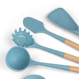 Load image into Gallery viewer, High temperature resistant kitchen set 12 pieces silicone spoon shovel kitchen set safe non-toxic silicone kitchen set